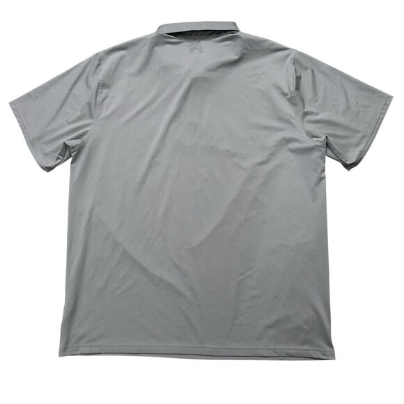 Under Armour The Performance Polo Shirt Mens 3XLT Short Sleeve Golf Stretch Gray - Picture 3 of 6